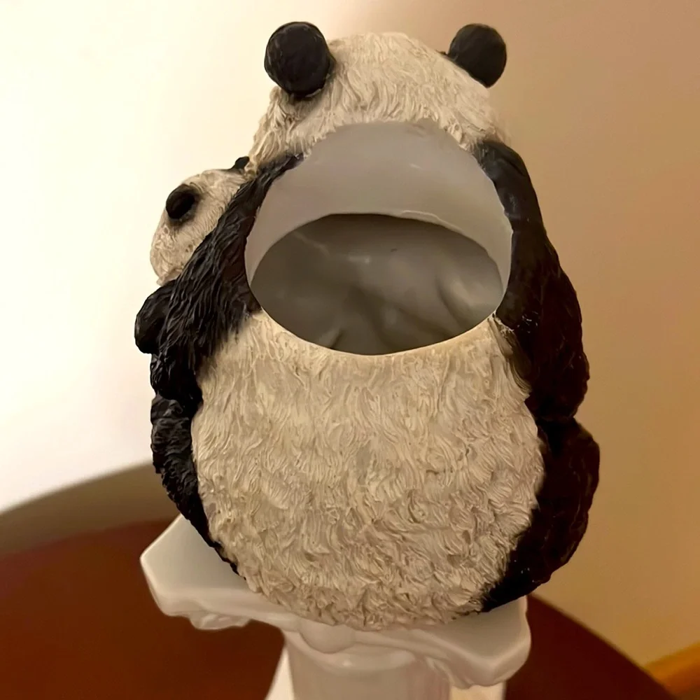 Panda Garden with Baby Panda 🐼 Figurine.